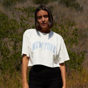 John Galt New York Cropped T-Shirt